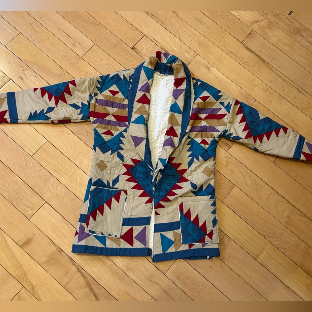 Handmade quilt coat